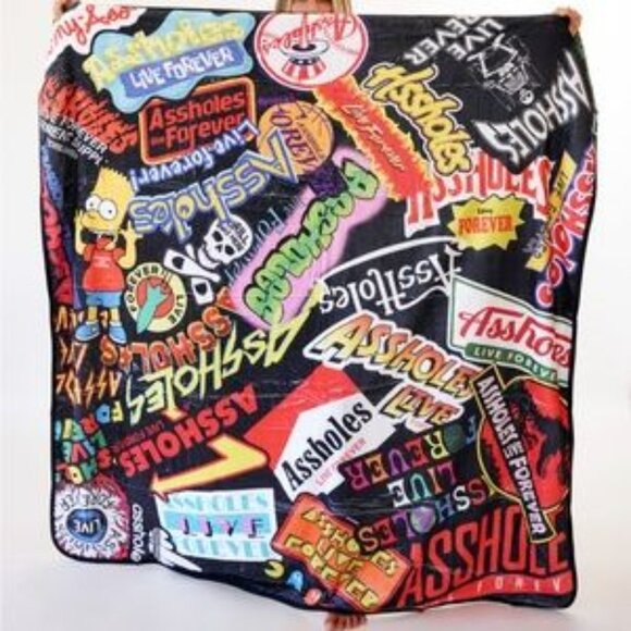 ALF STICKERS BLANKET - Picture 1 of 4
